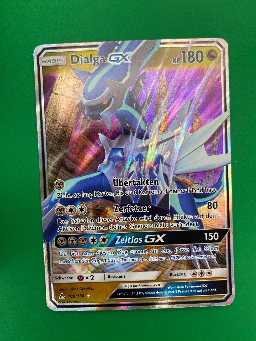 Pokémon Carte collezionabili: Dialga GX (UPR 100) – Usato da Wermatswil venduto da finest112