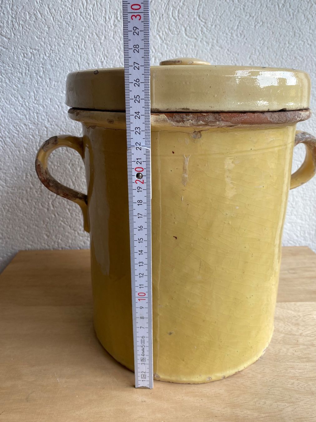 Töpfe: Grosser senfgelber Topf mit Deckel - Keramik – Gebraucht aus Burgdorf von gre_2ftz 4