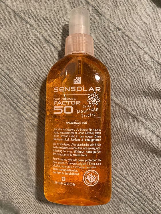 Sensolar Sonnencreme UV 50 | Kaufen auf Ricardo