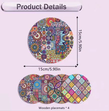 Tende: 2 schöne Vorhänge 132x213cm mit 4 x Tischsets – Nuovo e nell'imballaggio originale da Amriswil venduto da Ravinvida 6