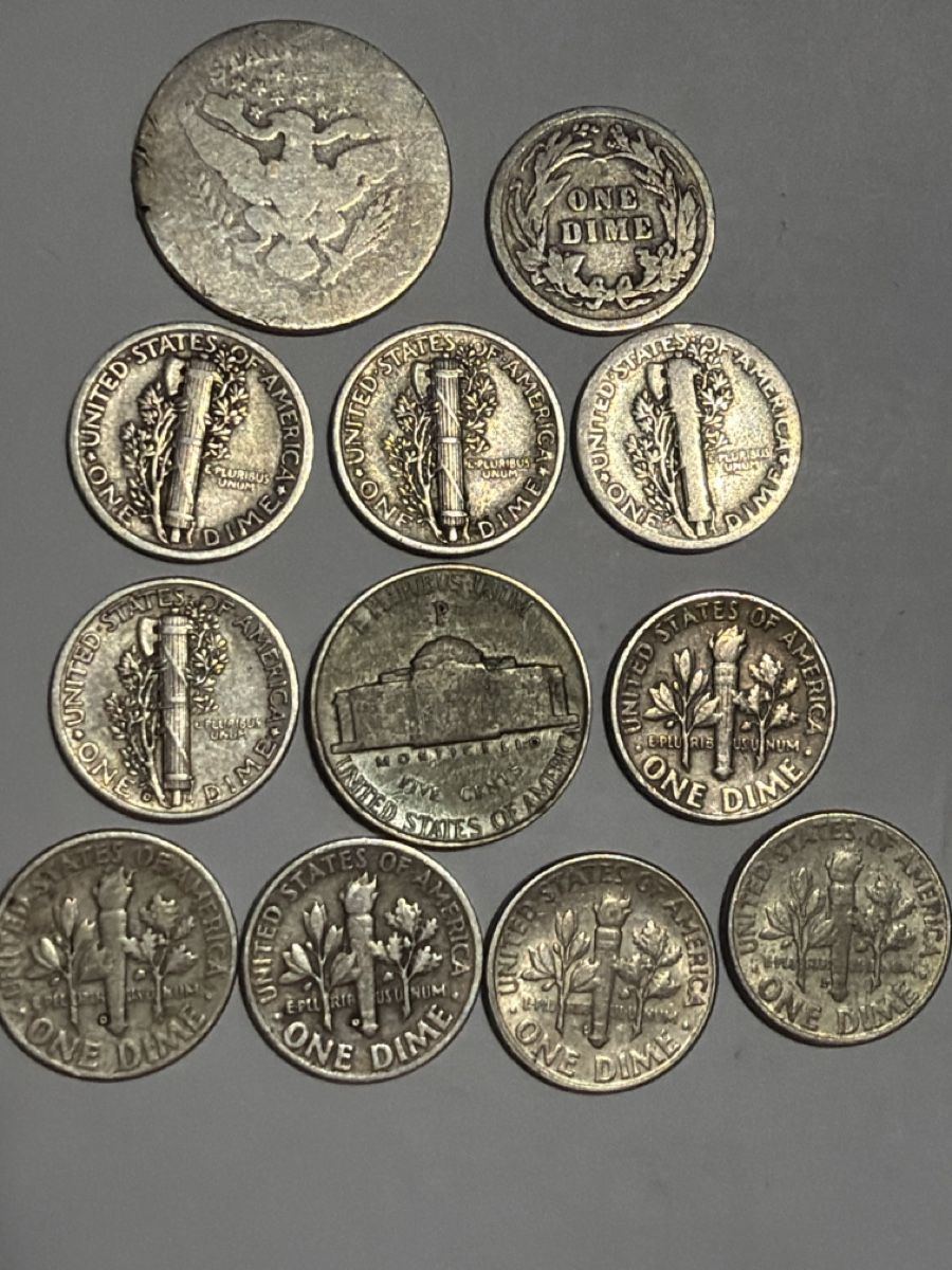 Tutti le monete: One América Dîme lot( Silber ) – Usato da Hittnau venduto da Pat_yl7f 3