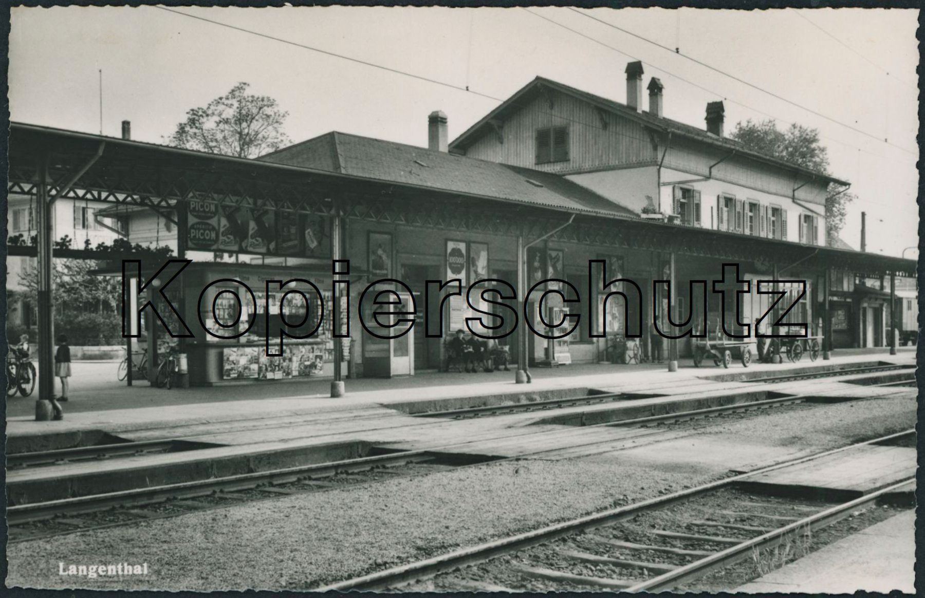 Cartoline postali: BE Langenthal - Bahnhof - Bahn – Nuovo (secondo la descrizione) da Schindellegi venduto da leecollect
