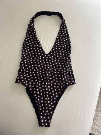 Saint Laurent Badeanzug, Stars, Grösse M, neuwertig!