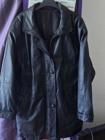 manteau cuir