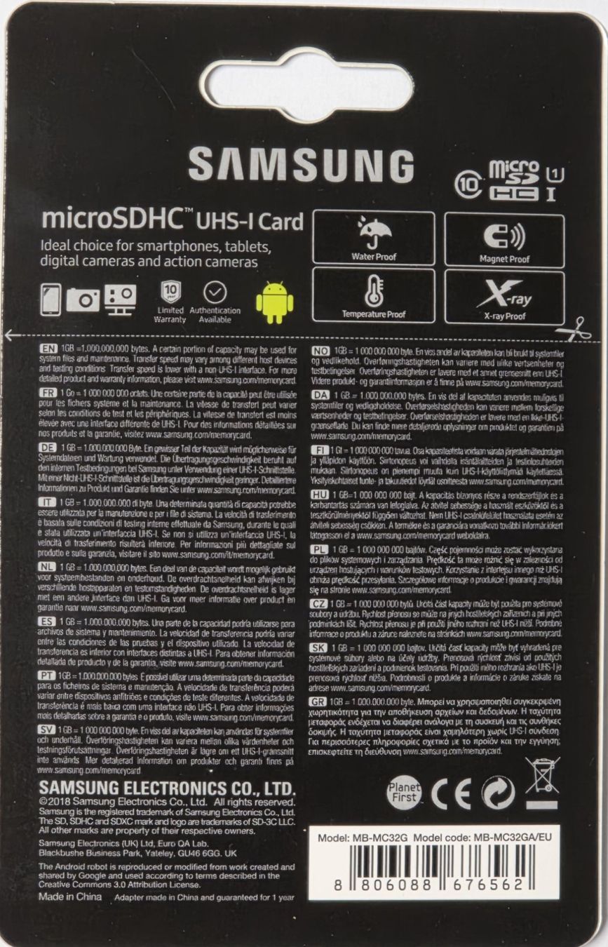Samsung Schede di memoria: Samsung EVO Plus 32 GB microSDHC inkl Adapter – Nuovo e nell'imballaggio originale da Mels venduto da Zeppelin08 1