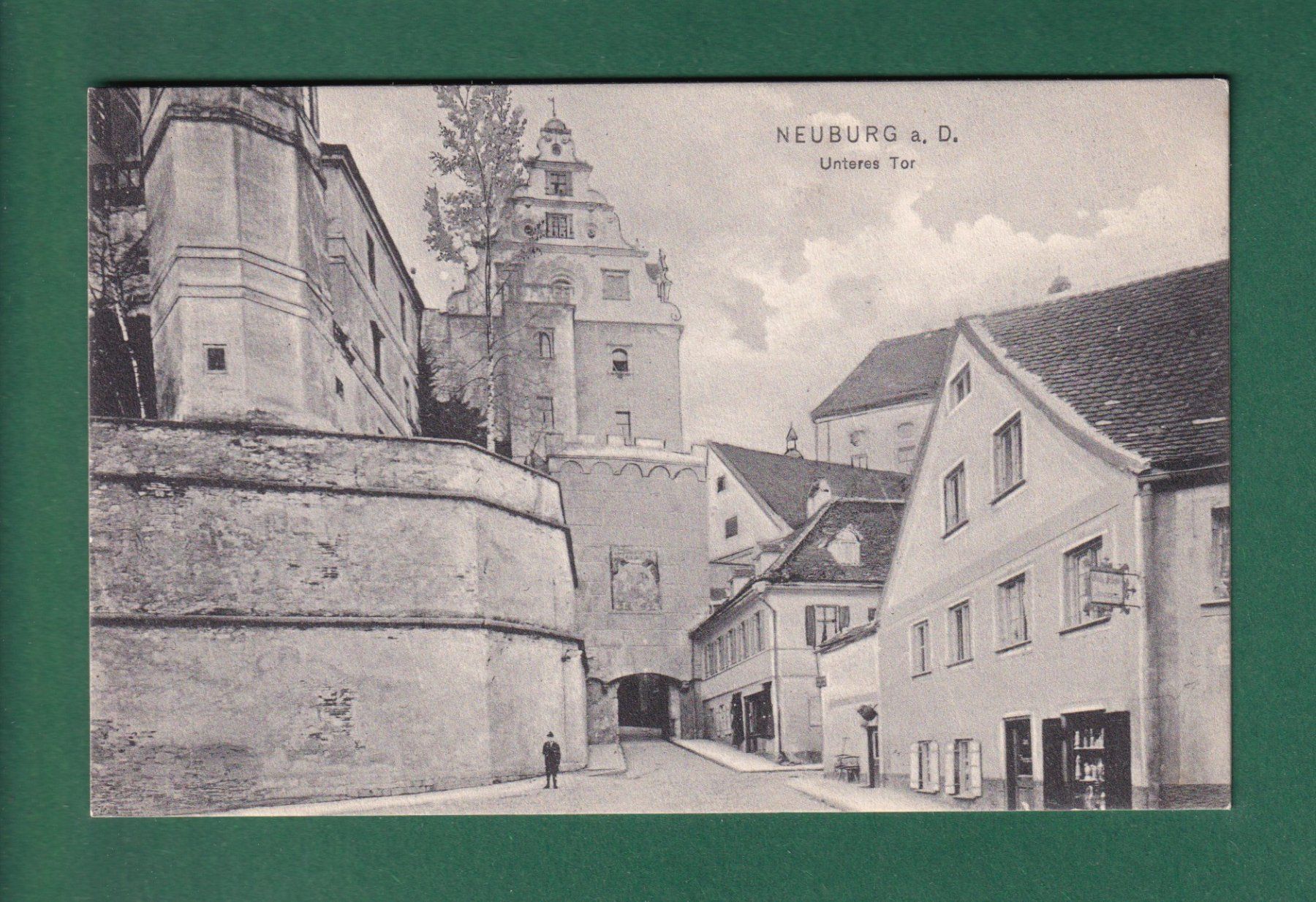 Cartoline postali: NEUBURG - Unteres Tor – Usato da Pully venduto da nicecards-shop