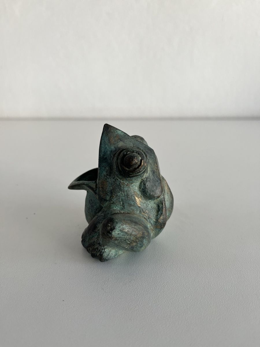 Skulpturen & Statuen: Frosch aus Bronze – Gebraucht aus Wetzikon ZH von seli03 1