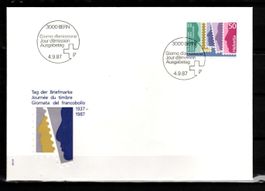 1987 - FDC / Werbemarke - 50 Jahre Tag der Briefmarke