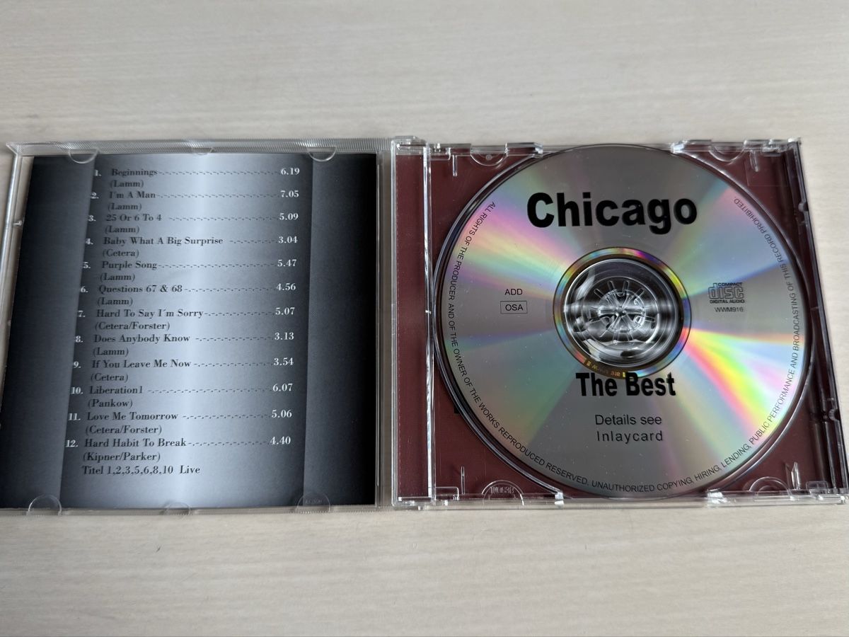 CD: Chicago -  The Best CD – Usato da Oberried Brienz venduto da Chyara 2
