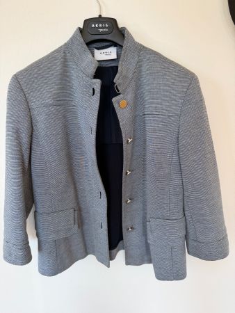 Akris Punto Jacke gestreift, Grösse 34