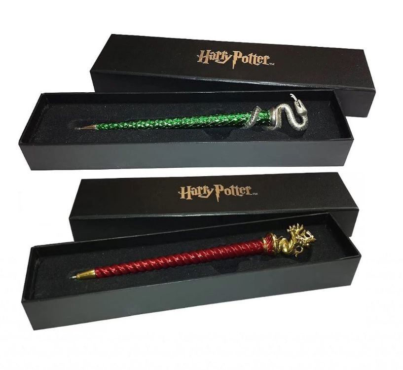 Stylo Collection Noble – Poufsouffle Harry Potter – Jaune Et Or – Blaireau – Boîte Cadeau
