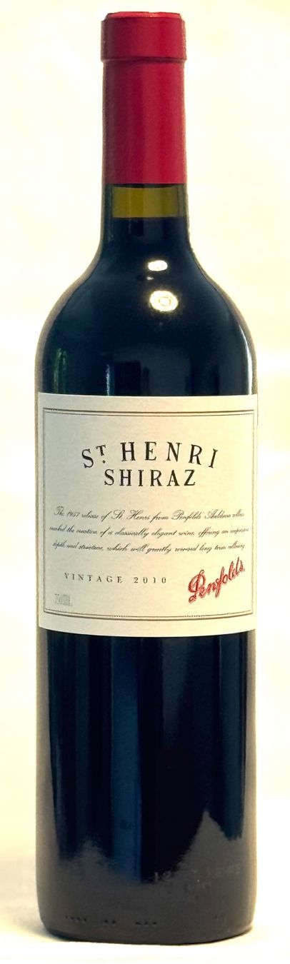 Vino: PENFOLDS St HENRI SHIRAZ 2010 – Nuovo e nell'imballaggio originale da Sils/Segl Baselgia venduto da myCantina