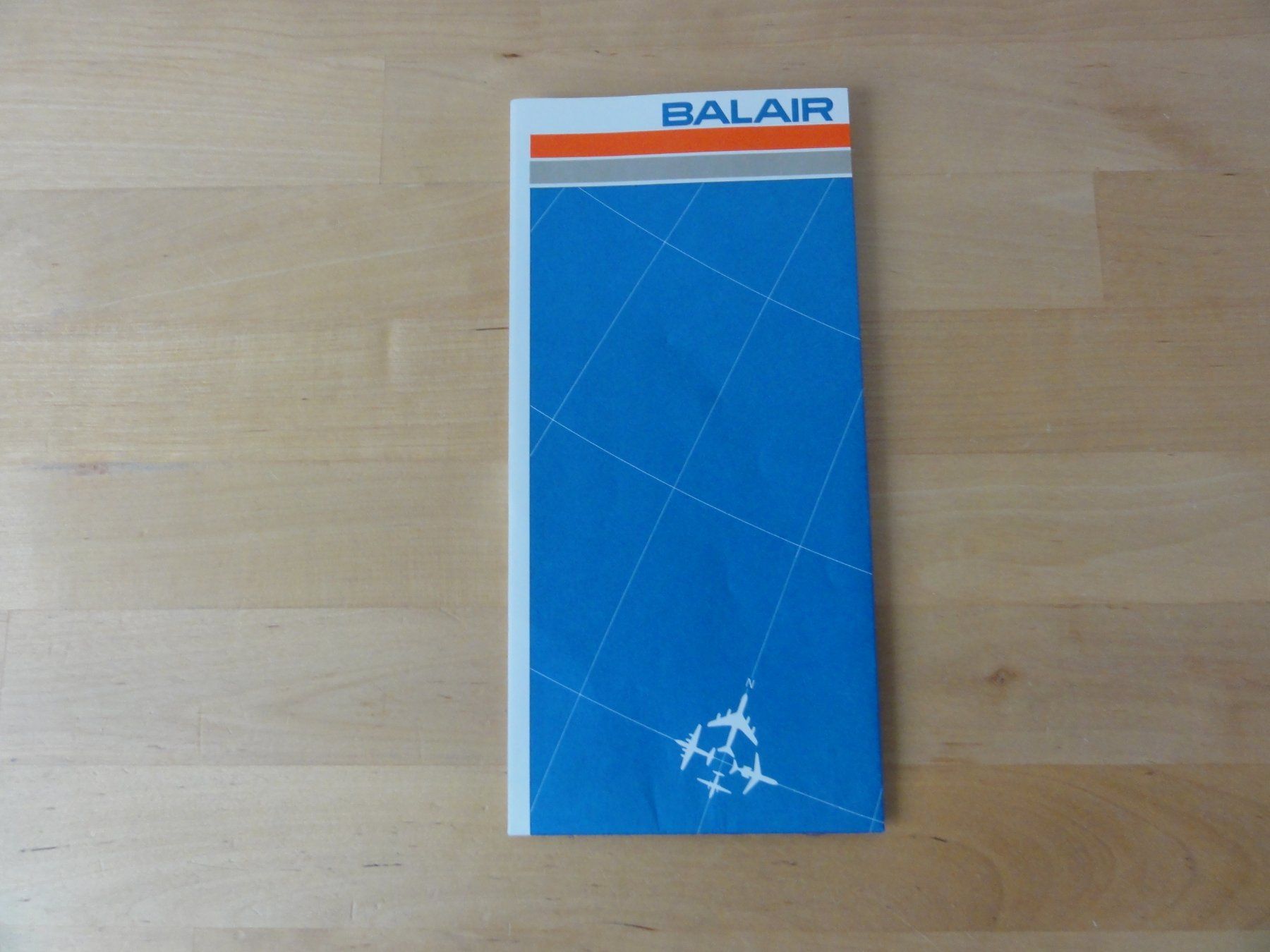 Documenti: FLUGPLAN BROSCHÜRE  "BALAIR" – Nuovo (secondo la descrizione) da zürich venduto da Goldimmund 4