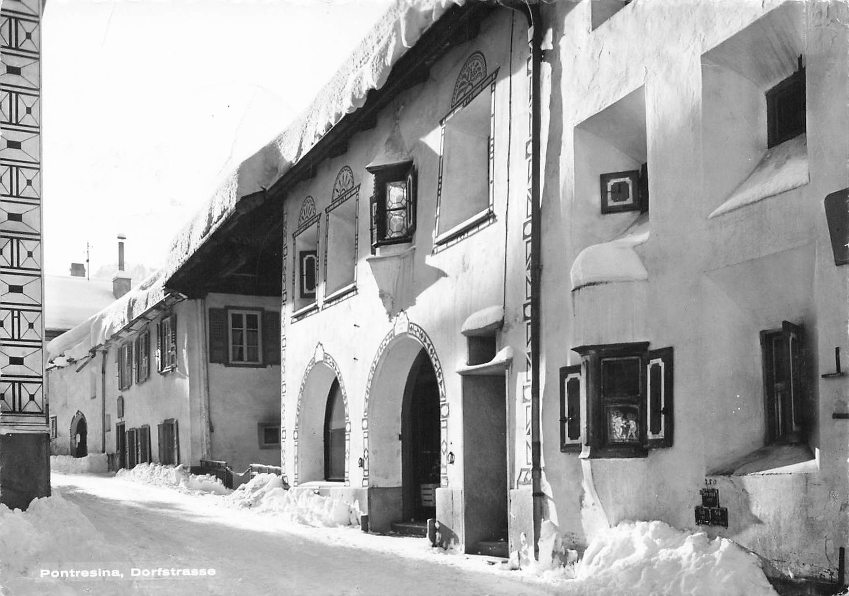 Cartoline postali: Pontresina G – Usato da Biasca venduto da Blenio71