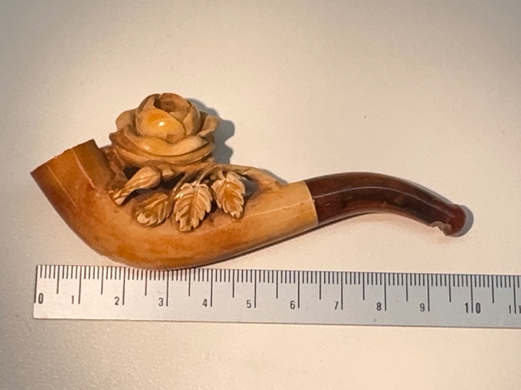 Pipe & Accessori: Kleine Antike Tabakspfeife mit prachtvoller Rose – Usato da Lostorf venduto da Peschmi10 1