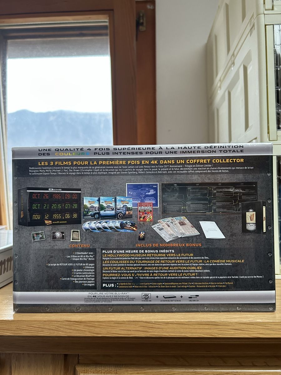 Tutti i DVDs: Retour Vers  le futur 4K trilogy Boxset – Nuovo e nell'imballaggio originale da Bönigen b. Interlaken venduto da Bennilein84 1