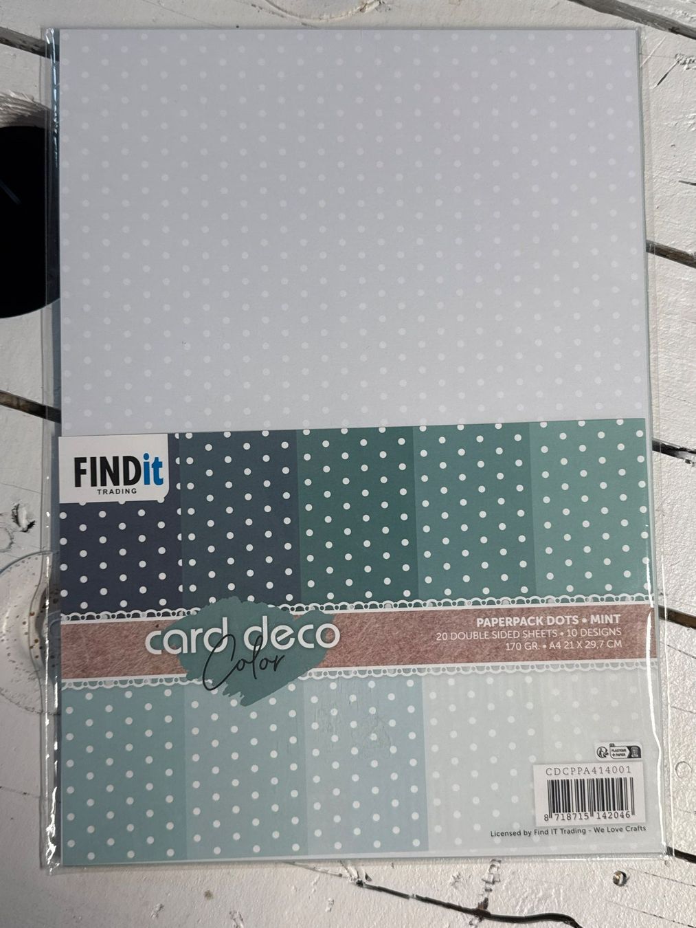 Carta: Paperpack Dots - Mint / P – Nuovo e nell'imballaggio originale da Neukirch (Egnach) venduto da muolen