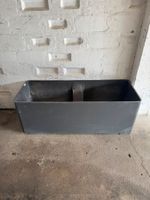 Blumen-Trog Ethernit antrazith 118 X 45 x 42