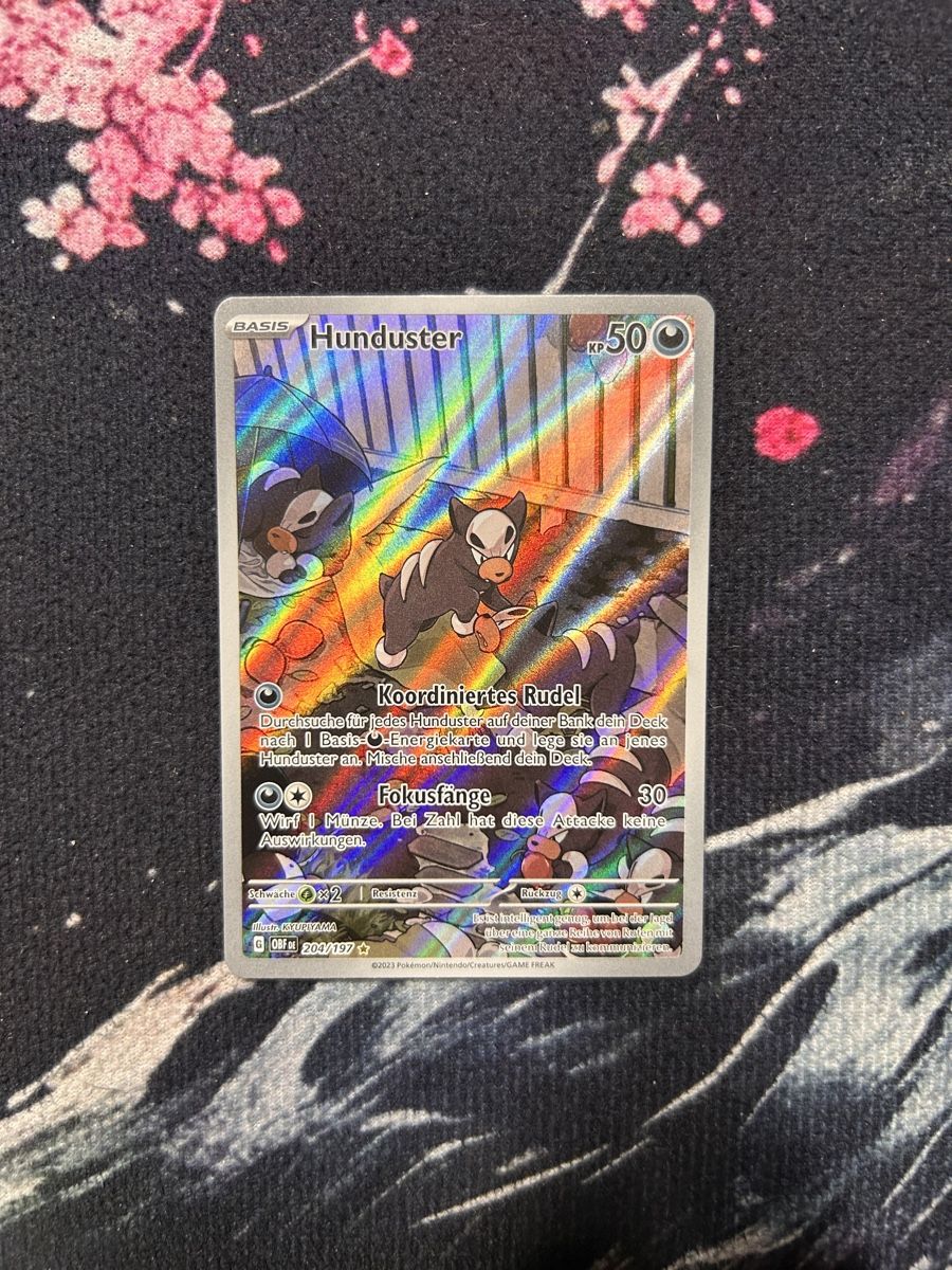 Pokémon Sammelbilder & Trading cards: Pokémon Hunduster 204/197 – Neu (gemäss Beschreibung) aus Geroldswil von PamOfficial02