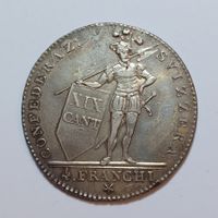 4 Franken 1814 (Mzz. Stern) Tessin