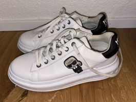 Karl Lagerfeld Sneaker Gr. 38 Weiss-Schwarz zu verkaufen