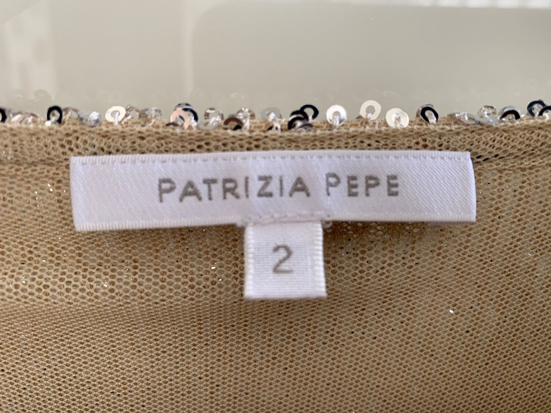 Patrizia Pepe Camicette: Paprizia Pepe blousa paillette – Usato da Gravesano venduto da Zwibeli67 5