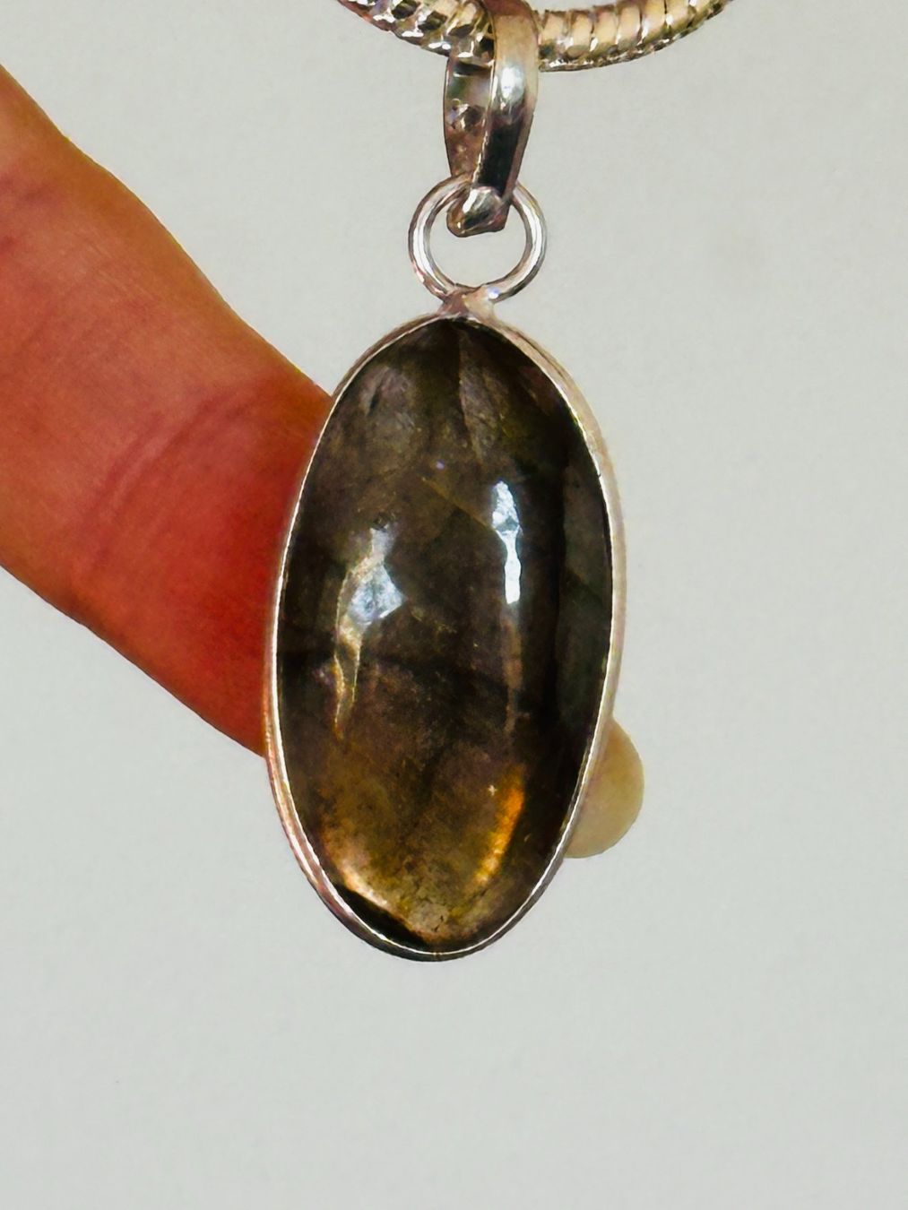 Catenine: Labradorite Gemstone Handmade Jewelry necklace – Nuovo e nell'imballaggio originale da Genève venduto da AGBERG 5