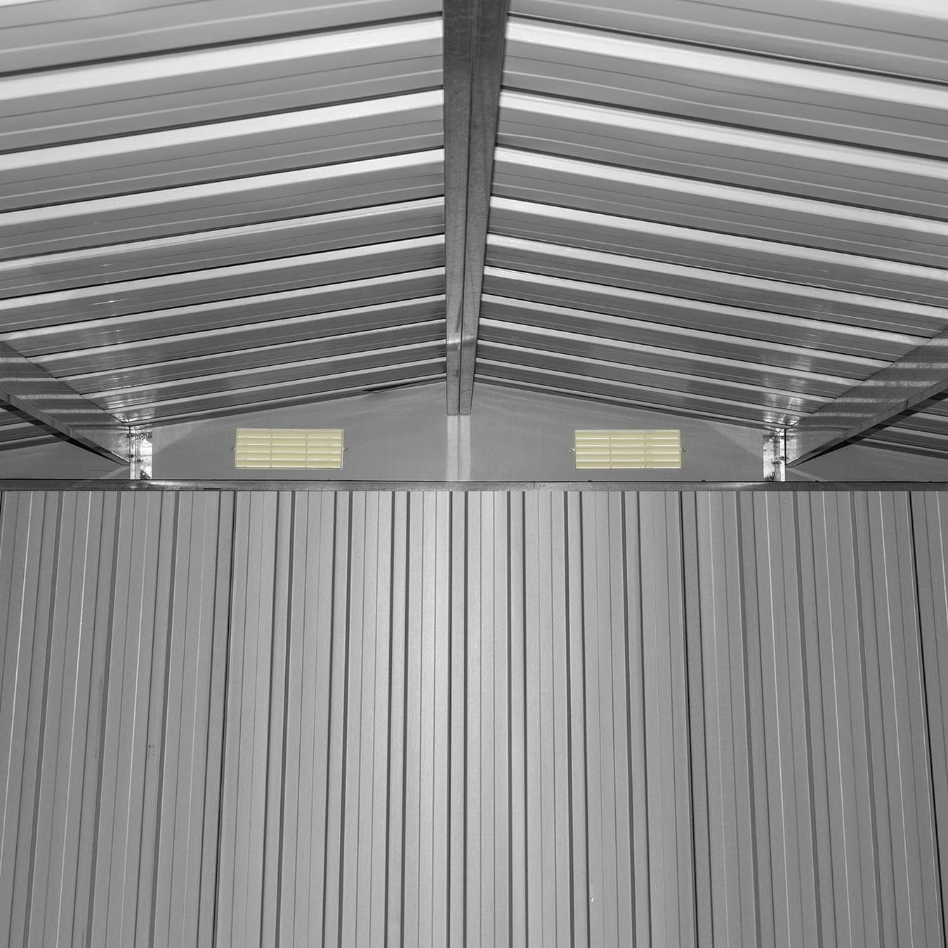 Gartenhäuser & Gewächshäuser: Metall Gerätehaus 204x132x185 anthrazit – Neu und originalverpackt aus Bottighofen von zaap 5