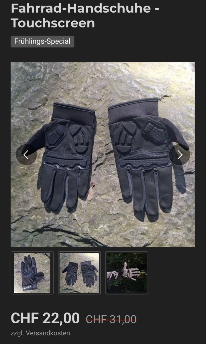 Guanti & manicotti: Velohandschuhe – Usato da Zürich venduto da haschmet 3