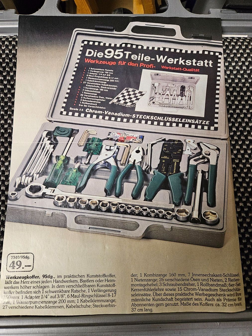 Alle Werkzeuge: Werkzeug Koffer Set 95 teilig Steckschlüsseleinsätze Neu OPV – Neu und originalverpackt aus Kloten von Euroasia 3