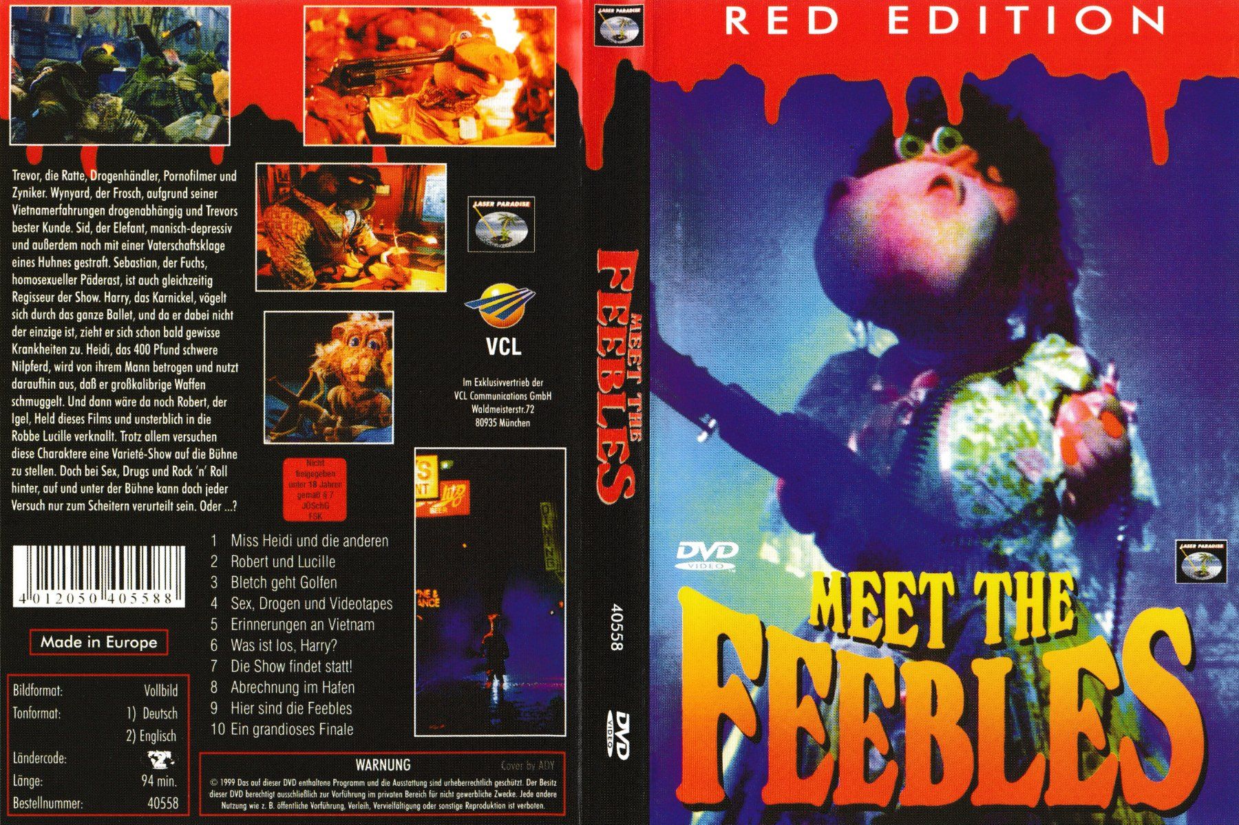 Tutti i DVDs: DVD - Meet the Feebles – Usato da Langnau am Albis venduto da MediaRescuerKeLoX