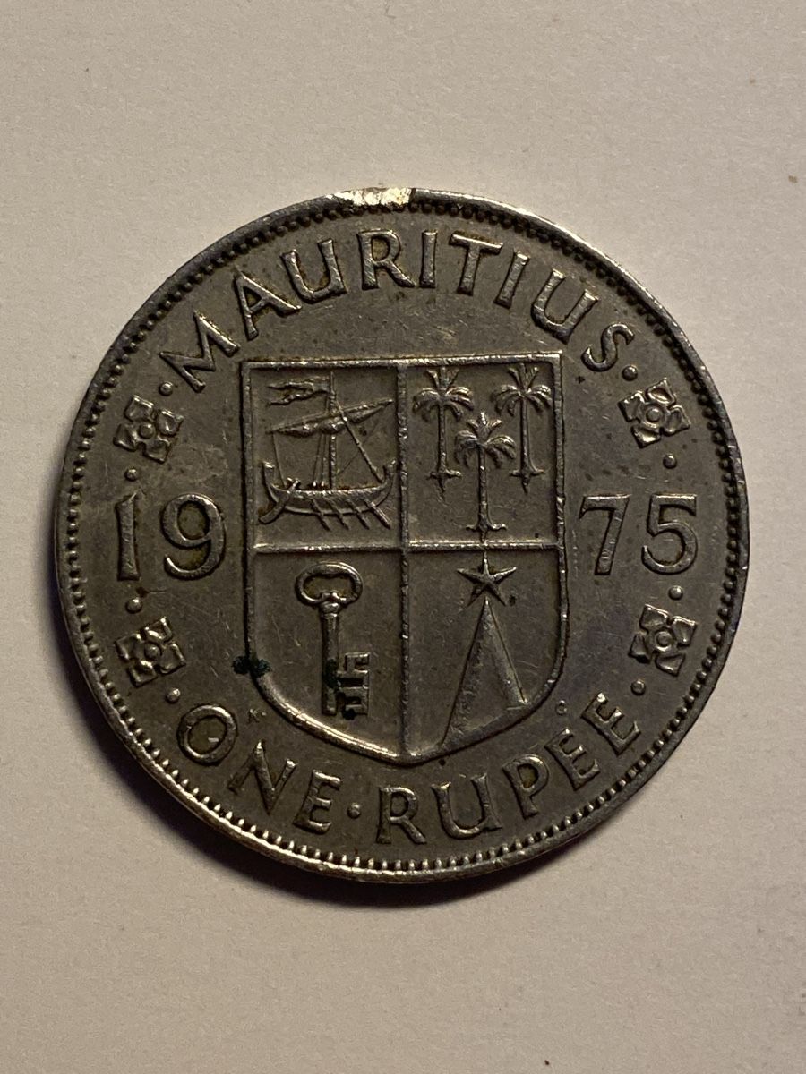 Tutti le monete: Mauritius, 1 Rupee 1975 Nickel – Usato da Corsier-sur-Vevey venduto da Ginoarturo 1