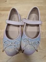 Schöne Glitzer Ballerinas Gr. 31 mit Schleife