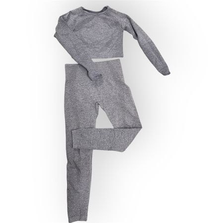Sport-Set Seamless Grau Gr. S