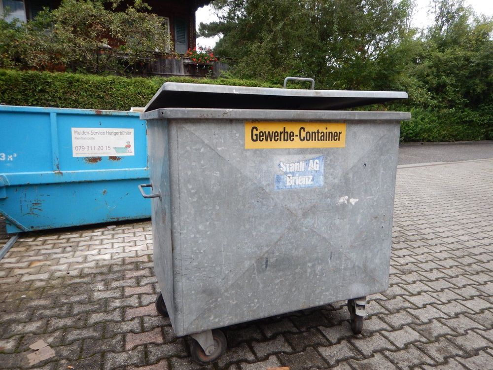 Metall Abfall Container 800 Liter | Kaufen auf Ricardo