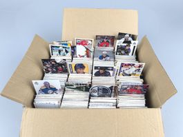4,1 kg NHL Eishockey Karten Konvolut nach Teams sortiert