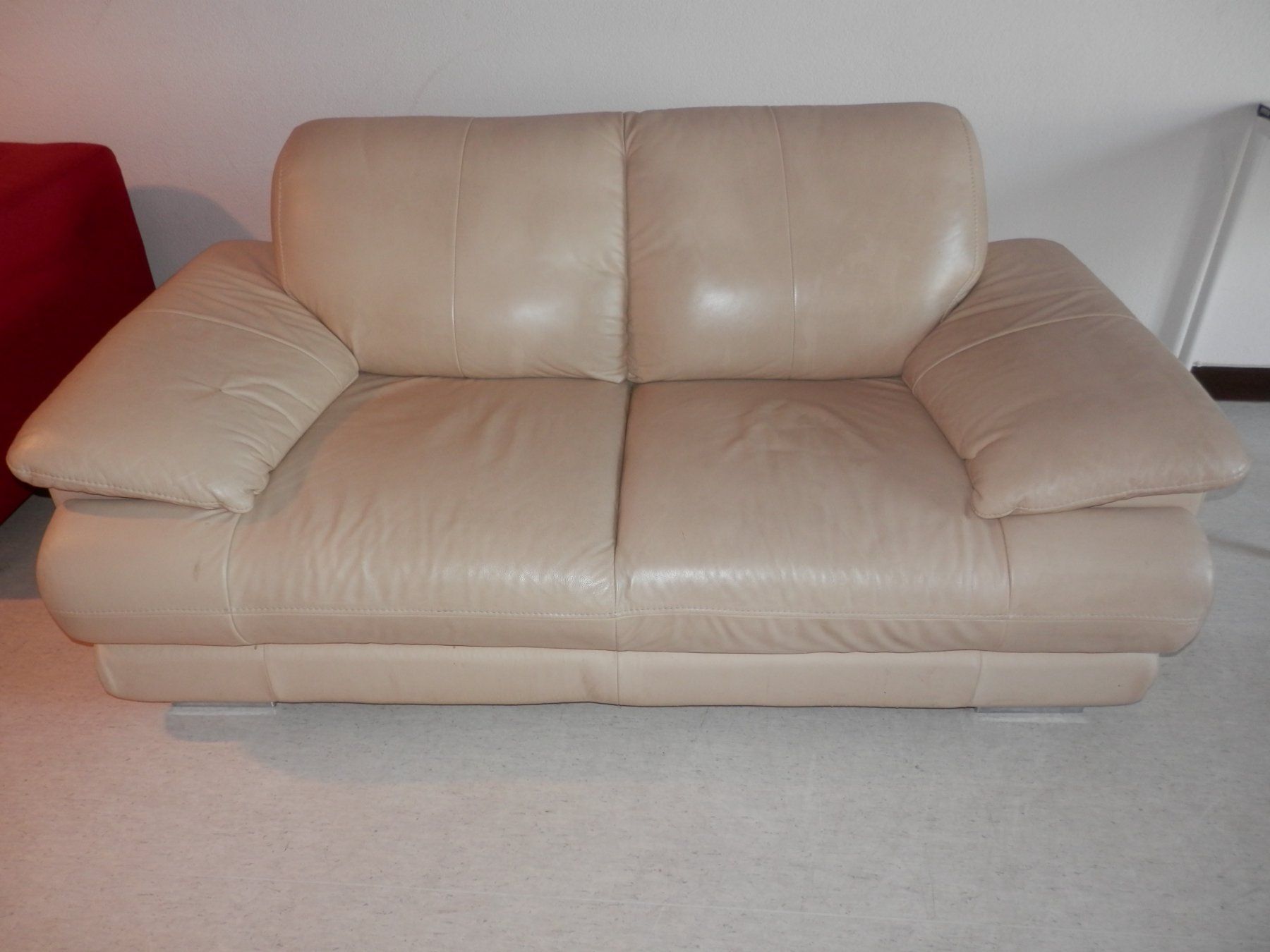 Sofas: Sofa Leder beige – D'occasion à Mönchaltorf par roo_tq9q 1
