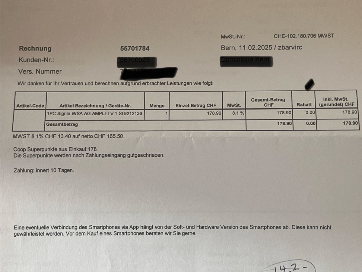 Amplifon Attrezzature mediche: Amplifon Hörgeräte TV Streamer – Usato da Laupen BE venduto da Rohe5500 8