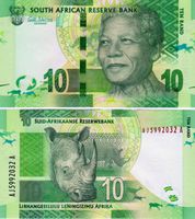 AFRIQUE DU SUD 10 RAND 2011 (UNC) NELSON MANDELA