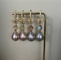 Perlen Ohrringe Swarovski 