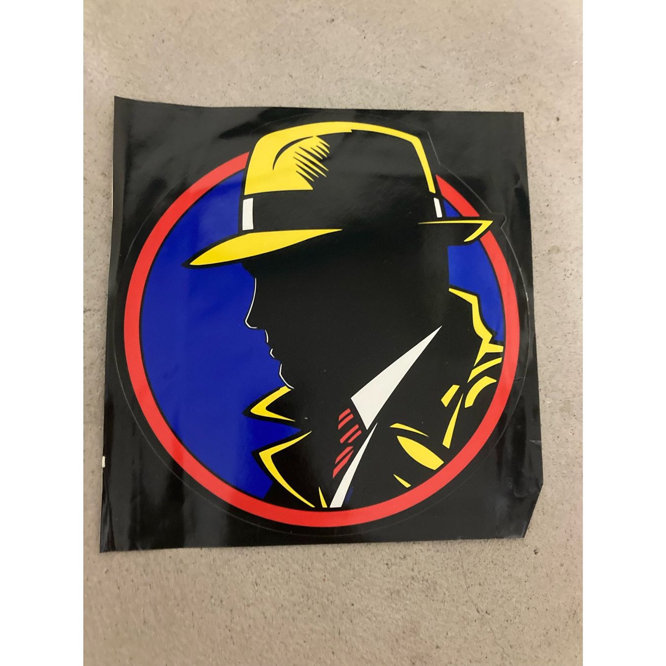 Sticker: Dick Tracy Aufkleber ca. 18cm – Usato da Engelburg venduto da Egowie