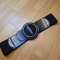 Elastischer Gürtel M/L mit großer Schnalle