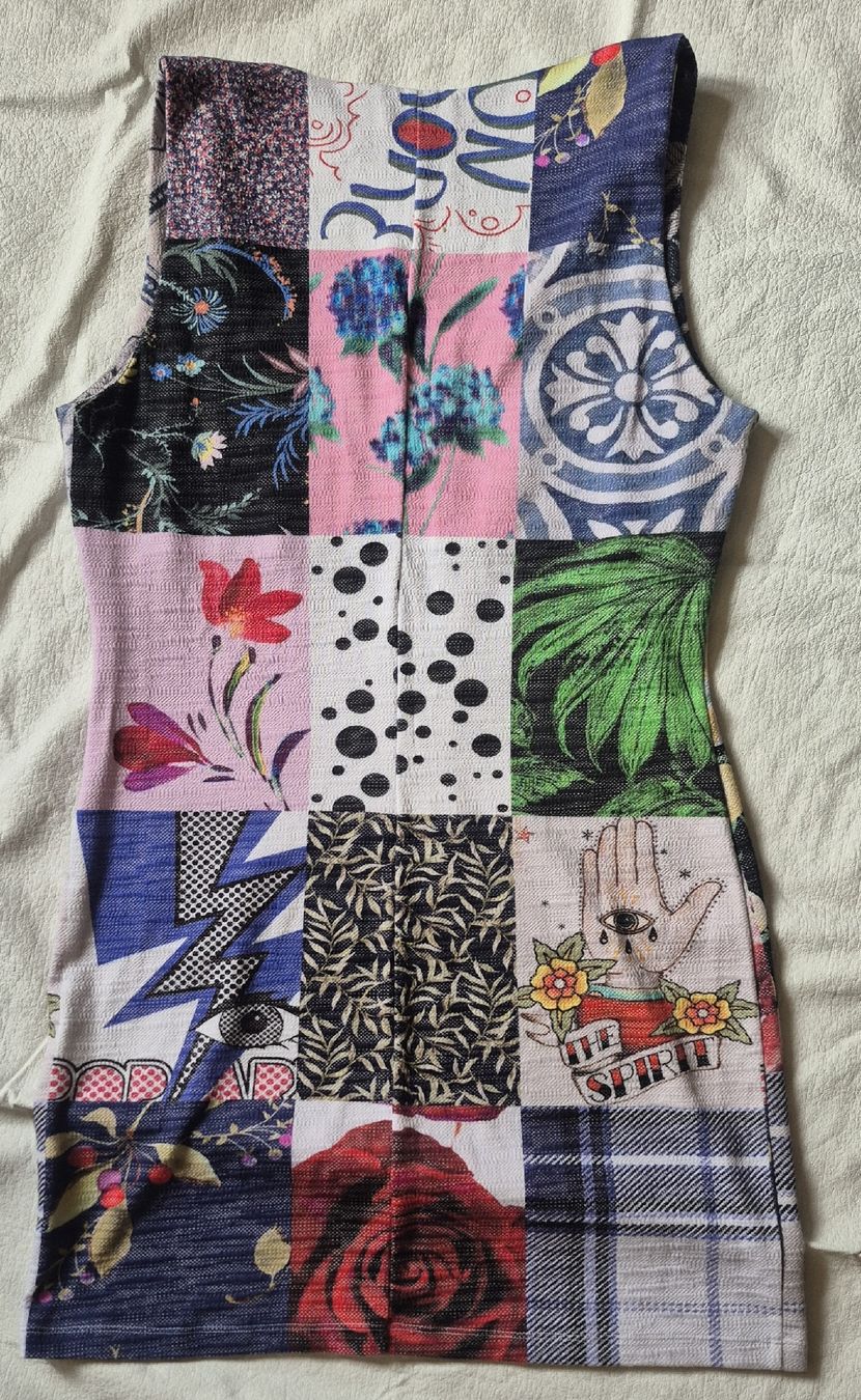 Desigual Vestiti: Desigual Minikleid Patchwork Style – Nuovo (secondo la descrizione) da Schmitten FR venduto da KaDa81 1