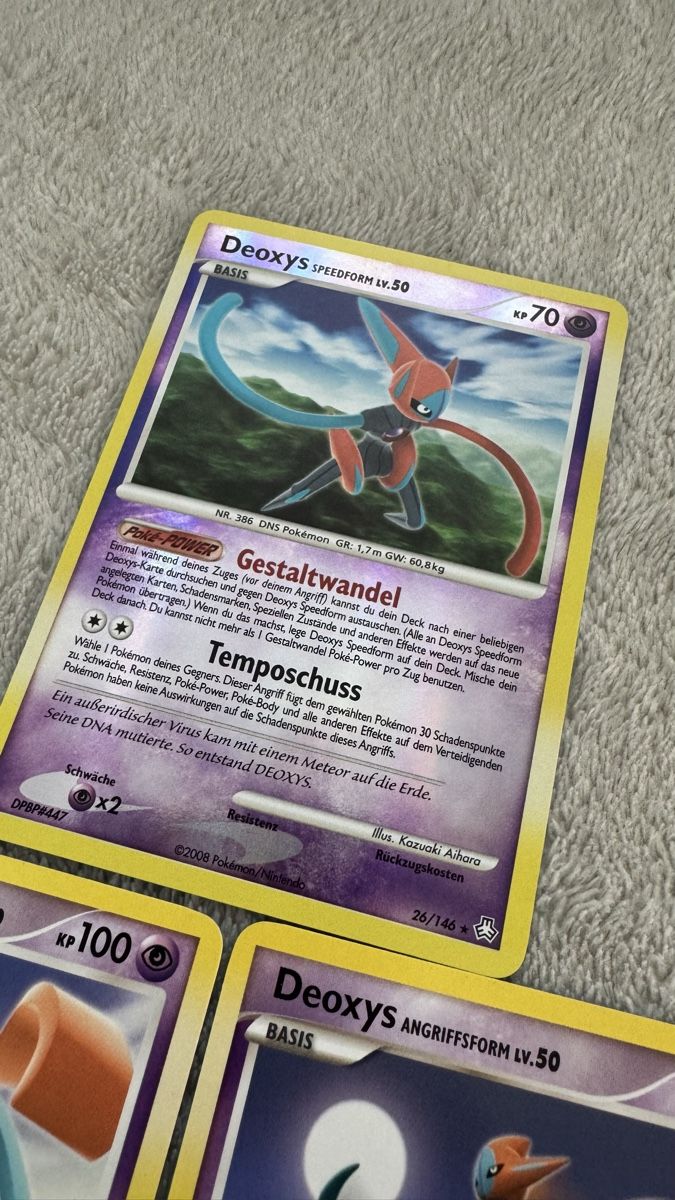 Pokémon Carte collezionabili: 3 Pokemon Karten Deoxys Form - Set  – Usato da Dietlikon venduto da abd_7qwy 3