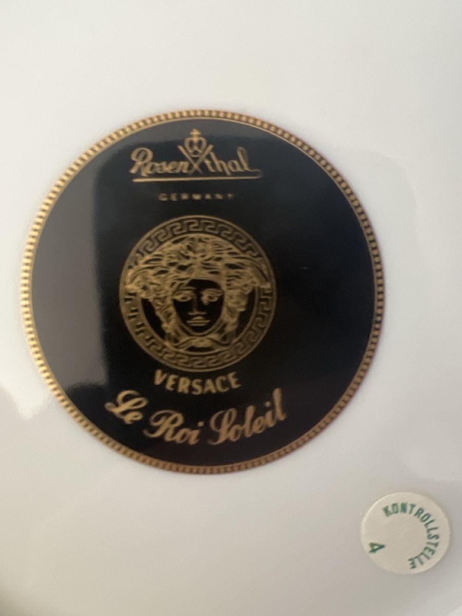 Versace Piatti: Edler Versace Teller / Wandteller mit Harlekin Motiv – Nuovo (secondo la descrizione) da Zürich venduto da Raudele 1