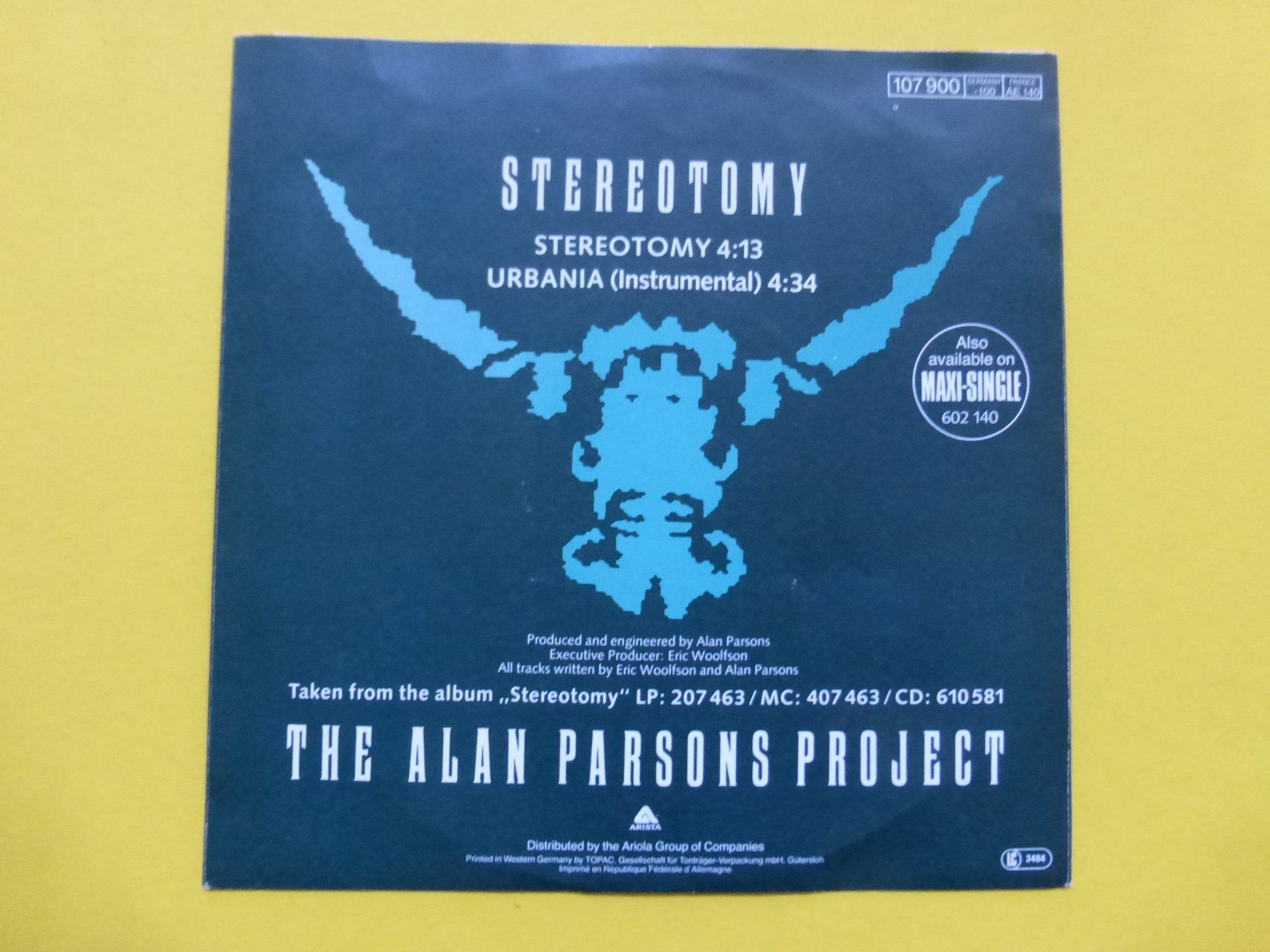 Dischi in vinile: The Alan Parsons Project – Stereotomy – Usato da Zürich venduto da Swiss57 1