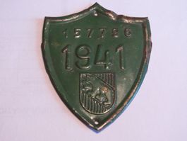 Velonummer Kanton Bern 1941 Grün