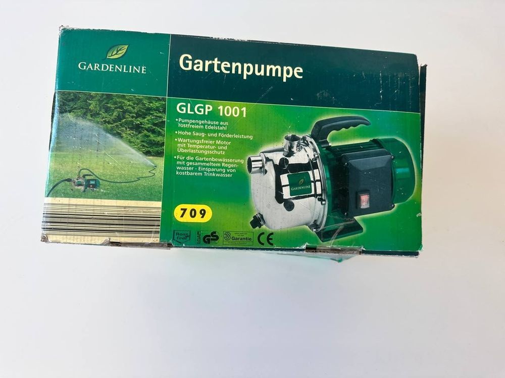 Gardenline Gartenpumpe GLGP 1001 L 1546 (Gebraucht) in Niederönz für ...