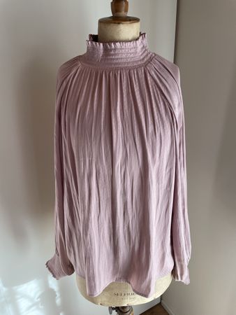 Edles YAYA WOMEN Blusenshirt mit Kräuselkragensize 38 