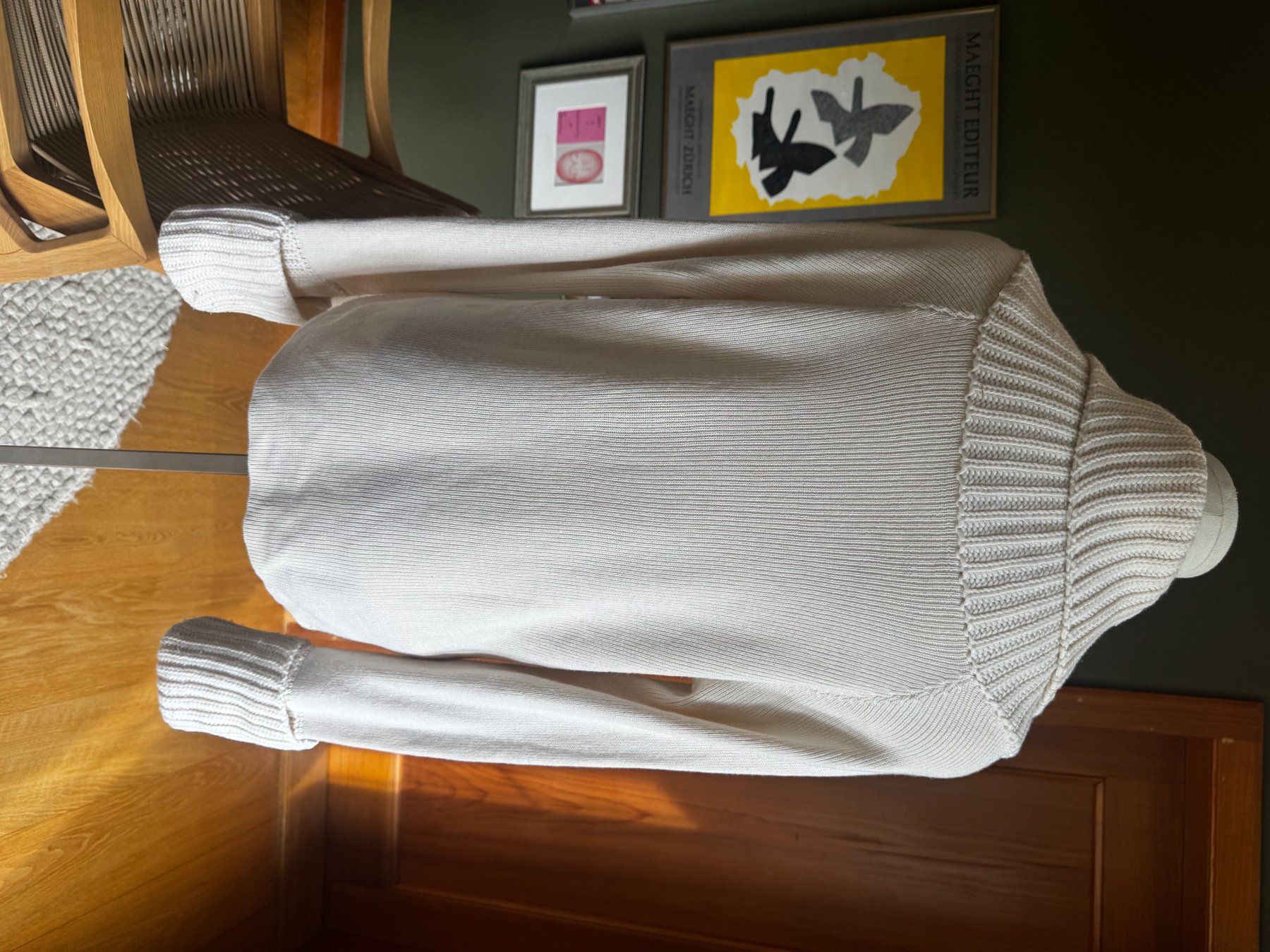Miu Miu Maglioni & Felpe: Miu Miu Pullover Statement-Kragen Creme Gr. M (38) – Usato da Winterthur venduto da sallawong 4